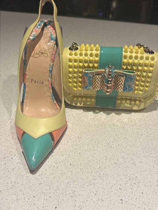 Christian Louboutin Handbags - Christian Louboutin heels and bag set
